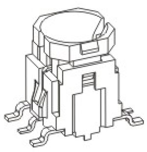 帶燈輕觸開關R590A結構圖